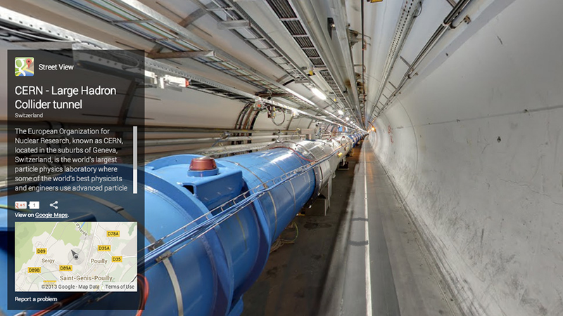 Illustration for article titled Ya puedes explorar el gran colisionador de hadrones en Street View